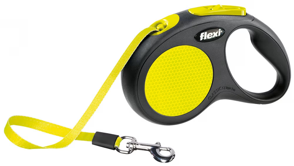 Flexi Classic Neonbånd  – 5 m / Maks 15 kg