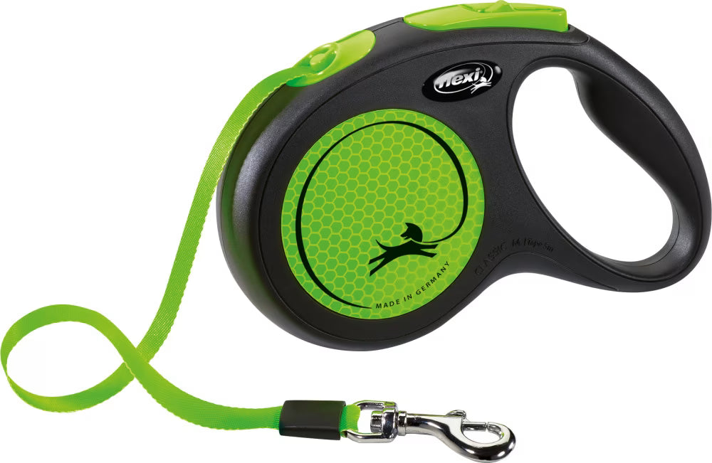 Flexi Classic New Neonbånd – 5 m / Maks 25 kg