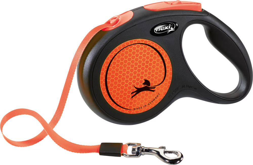 Flexi Classic New Neonbånd – 5 m / Maks 25 kg