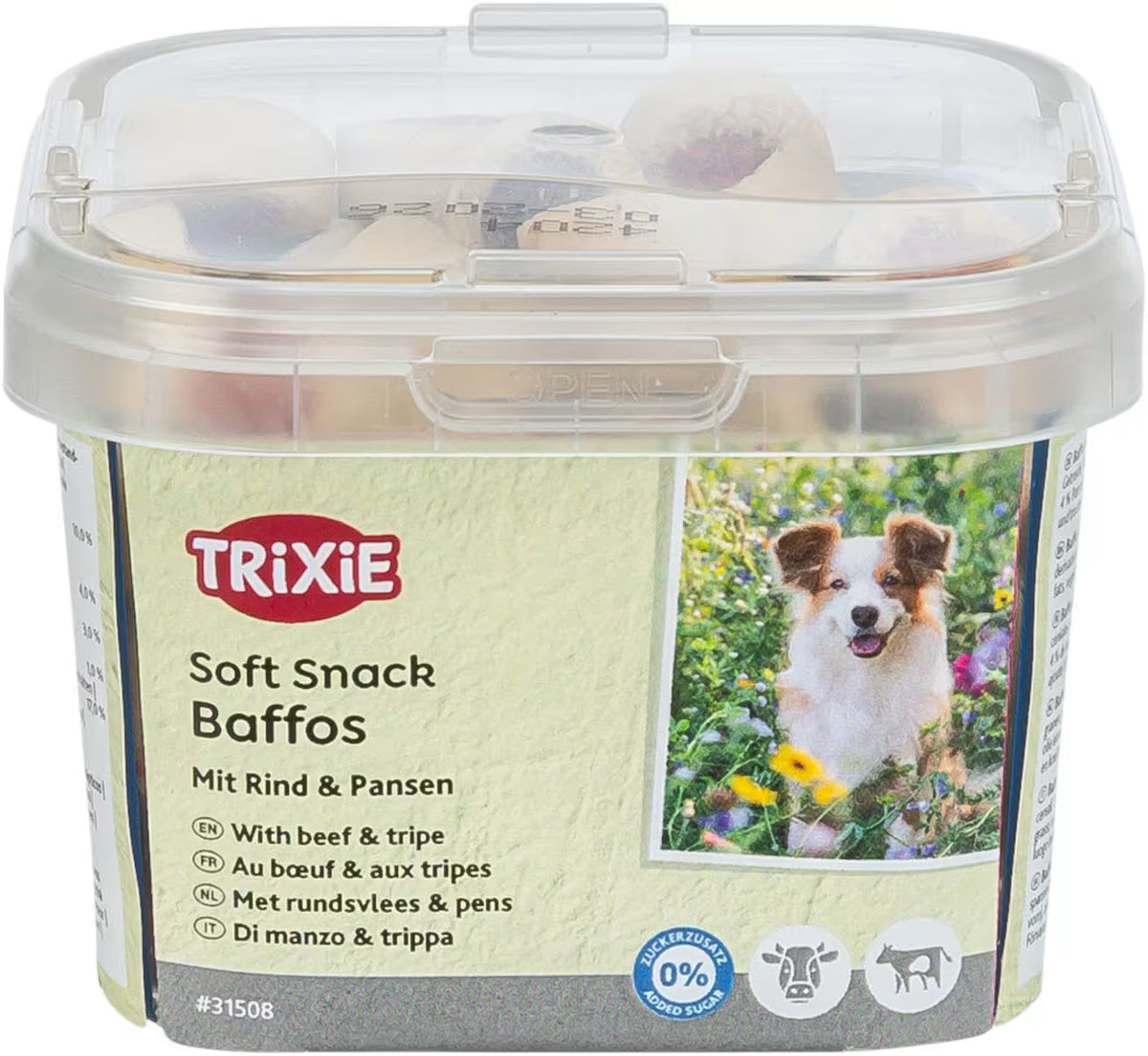 Trixie Soft Snack Baffos – Oksekjøtt & innmat 140 g